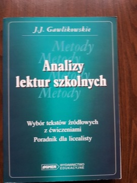 J.J. Gawlikowskie - Analizy lektur szkolnych