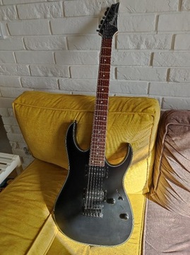 Gitara IBANEZ RG421EX-BKF + pokrowiec + dodatki