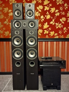 Kino domowe 5.1 Onkyo H-TR 538 +sub yamaha +mAudio