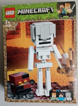LEGO Minecraft 21150 - szkielet i kostka magmy 