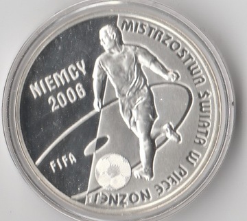 10 zł " Mistrzostwa Swiata w Pilce Noz Niemcy"2006