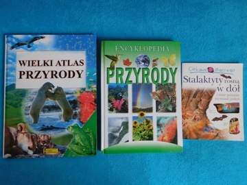 3 x  Wielki Atlas Przyrody + Encyklopedia Przyrody