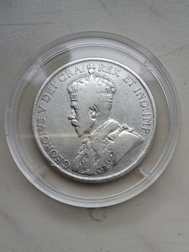 Nowa Funladia 50 cent 1918 r srebro 925 !!