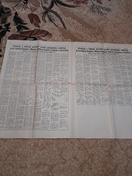  PZPR-zestaw (6) plakatowych wydań gazet 1981