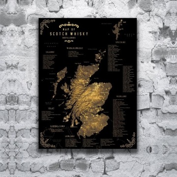 Whisky Szkocja Szkocka 50x70cm plakat