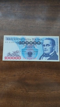 banknot 100 000 zł