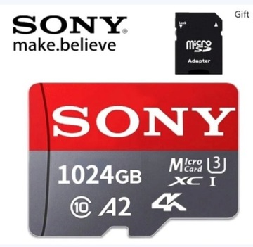 Karta pamięci SONY MicroSD 1 TB Klasa 10 + Adapter