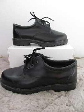 Czarne martensy,Dr.Martens, oxfordy 38