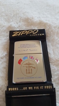 Zapalniczka.Zippo WW2 VICTORY IN EUROPE 8.5.1945(1