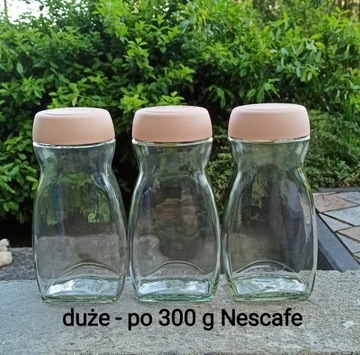 Duże słoiki po kawie 300 g Nescafe poj. 1,2 litra 