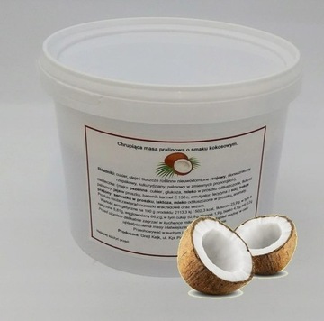 Chrupiąca masa pralinowa kokos-Grejt Kejk 0,5 kg