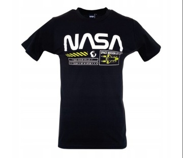 Nowa Oryginalna Czarna Bluzka NASA