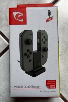 Nintendo Switch Dual Charger, ładowarka na joycon