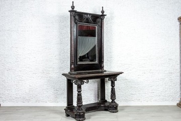 Kolonialna konsola z lustrem 260cm