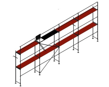 Rusztowanie elewacyjne 12 x 6,6 zestaw NOWY