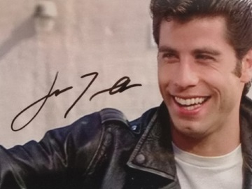 John Travolta oryginalny autograf 