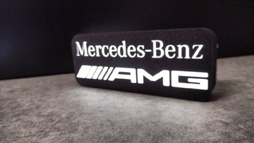 Lampka Mercedes AMG Lightbox prezent nocna LED 