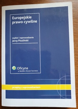 Pisuliński - Europejskie prawo cywilne