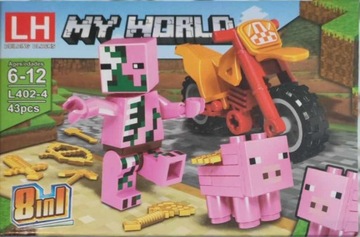 KLOCKI MY WORLD 43 PCS