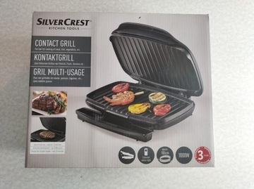 SILVERCREST Grill kontaktowy SKG 1000 B2, 1000 W