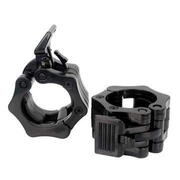 Zaciski quick release 25 mm czarne komplet 2 szt.