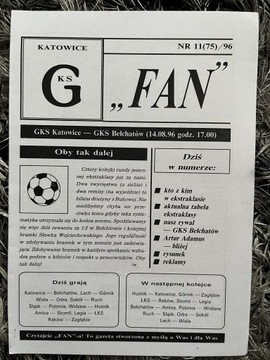 Program meczowy GKS Katowice - GKS Bełchatów 