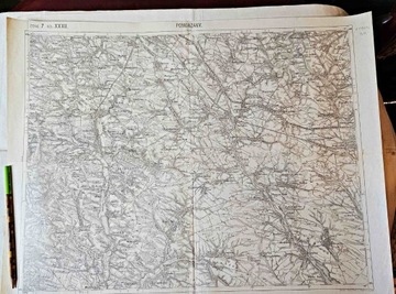 Stara mapa Pomorzany 1914