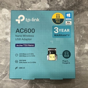Karta sieciowa TP-Link Archer T2U Nano WiFi AC600