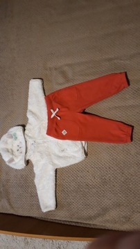 Dresik, spodnie i bluza miś, Święta, 80-86