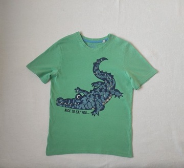 H&M t-shirt krokodyl r. 128