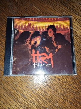 Hey - Fire, CD 1993, Izabelin, czerwone logo