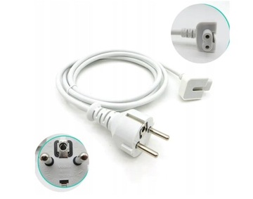 1.8M AC Power Adapter EU Plug Extension Cable Mac