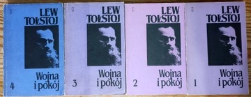 Wojna i pokój cztery 4 tomy Lew Tołstoj