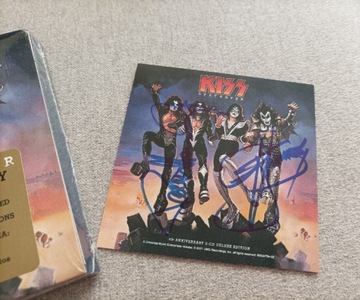 Kiss płyta 2 CD Deluxe Destroyer, autografy