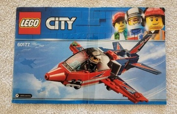LEGO City 60177 Odrzutowiec pokazowy