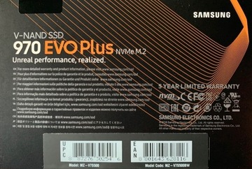 Dysk SSD 970 Evo Plus NVMe 500GB