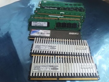 Ram Różne DDR3 DDR2 Sprawne Sparowane Okazja 