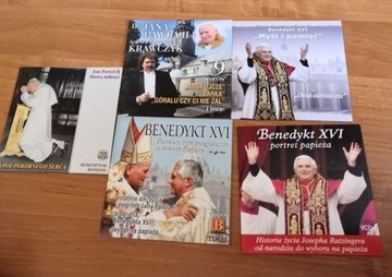 Jan Paweł II i Krawczyk +Benedykt XVI - komplet 