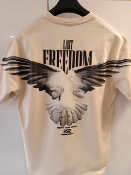 freedom t-shirt beż
