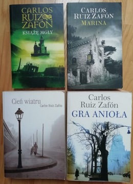 4x Carlos Ruiz Zafon Marina Książe Mgły Gra Anioła