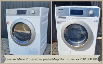 Zestaw do przemysłu Miele Professional pralka Mop Star + suszarka PDR 
