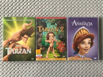Tarzan Zaczarowana Kolekcja + Tarzan 2 + Anastazja