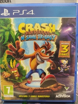 Crash bandicoot ps4 3 gry na płycie ideal 