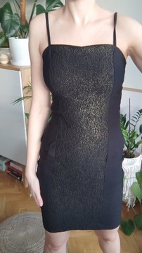 Sukienka elegancka czarna ołówkowa 