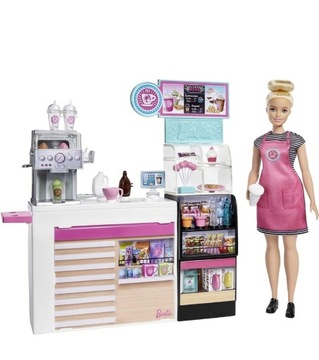 Lalka Barbie Coffie Shop Kawiarenka GMW03