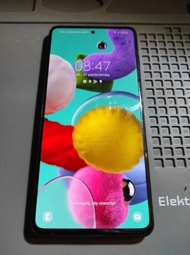 Oryginalny LCD wyświetlacz z ramką Samsung a71 