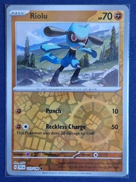 Scarlet & Violet Riolu 113/198 Reverse Holo 