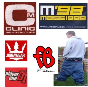 skup Ubrania hiphop Clinic Mass jnco jeans