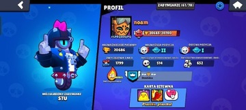 Konto brawl stars do 20.000 pucharków 