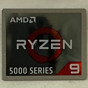 Naklejka AMD Ryzen 9 generacja 5